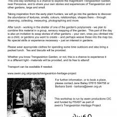 Autumn workshop poster