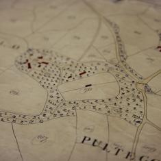 Tithe Map, 1840.  Reproduced by kind permission of Cornwall Record Office, CRO reference: TM/133